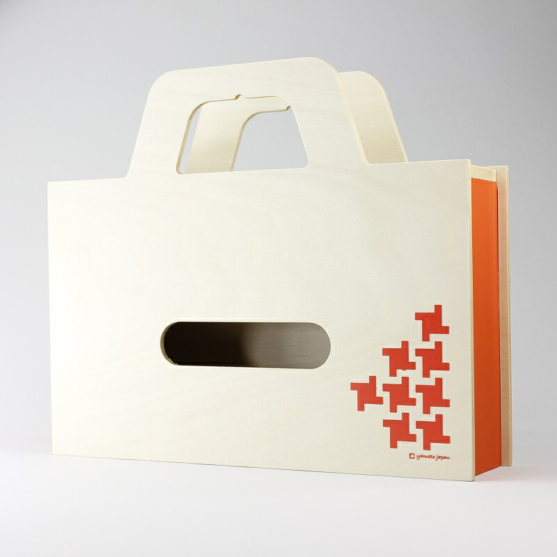 ヤマト工芸　YK11-103-Or　BAG tissue W（ティッシュケース）　オレンジ 【お取り寄せ製品】【BOX　ティッシュボックス　ティッシュケース　yamatojapan】