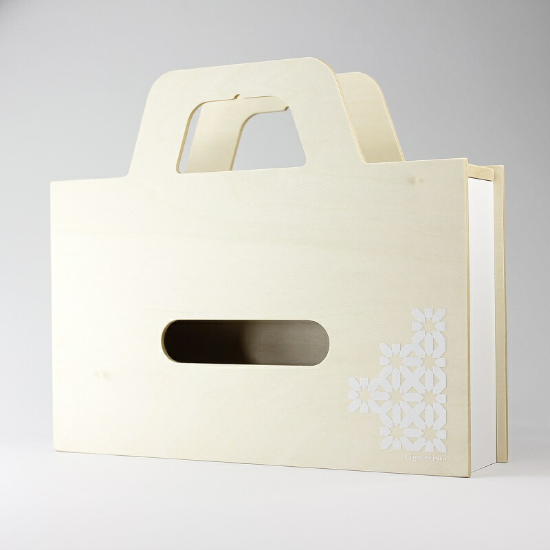 ヤマト工芸　YK11-103-Wh　BAG tissue W（ティッシュケース）　ホワイト 【お取り寄せ製品】【BOX　ティッシュボックス　ティッシュケース　yamatojapan】