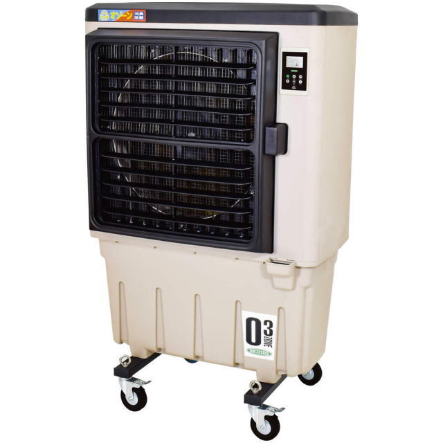 日動加工 \u003cBR\u003e蒸発式送風機 \u003cBR\u003eCF-290N-OZ オゾーン \u003cBR\u003e\u003cBR\u003e[貨物輸送無料][代引不可] \u003cBR\u003e[送りとどける後のとり止める・返品不可]\u003cBR\u003e\u003cBR\u003e※但し製造会社直送大型便(3辺160糎以上)の為、北海道・沖縄・離島は貨物輸送別途積もり書きとなります