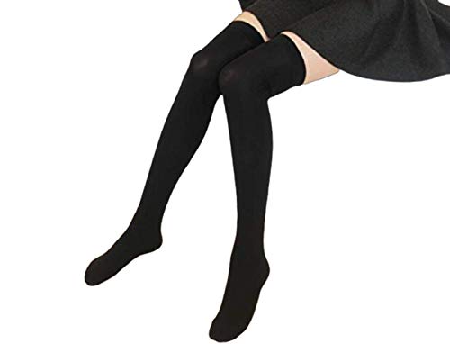 楽天市場 ニーハイ ニーハイソックス 2足セット 靴下 ニーソ コスプレ 黒 黒白 Advance Click