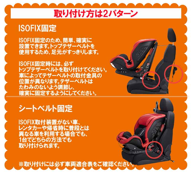 Plus Iso Fix シートベルトどちらでも取り付け可能 チャイルドシート本体 Duo Recaro レカロ 在庫有り カラー サムライブラック 黒 ジェイワン デュオ 1才 12才位まで 1才 12才位まで 正規品 Iso Fix アイソフィックス 対応 シートベルト固定対応 プラス 送料無料