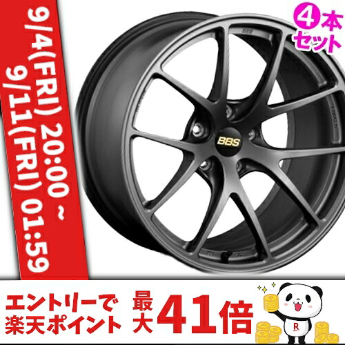 18インチ 8.0J 5/114.3 BBS RI-A 新品 正規品 ホイール 4本セット価格 [カラー] マットグレイ (MGR) 【タイヤ組込可能】｜カーマニアNo.1