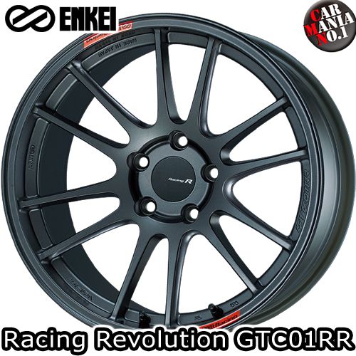 【7/30(木)限定！ポイント最大26倍！】18インチ 11.0J 5/114.3 エンケイ レーシングレボリューション GTC01RR 新品 正規品 ホイール 4本セット価格 [カラー] マットダークガンメタリック (MDG) 【タイヤ組込可能】｜カーマニアNo.1