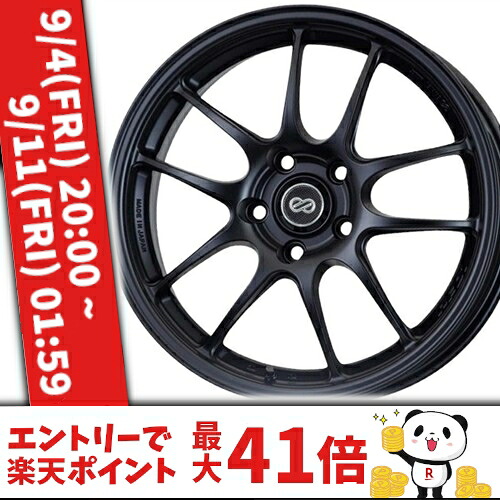16インチ 6.5J 4/100 エンケイ パフォーマンスライン PF01 新品 正規品 ホイール 1本価格 [カラー] マットブラック (MBK) 【タイヤ組込可能】｜カーマニアNo.1