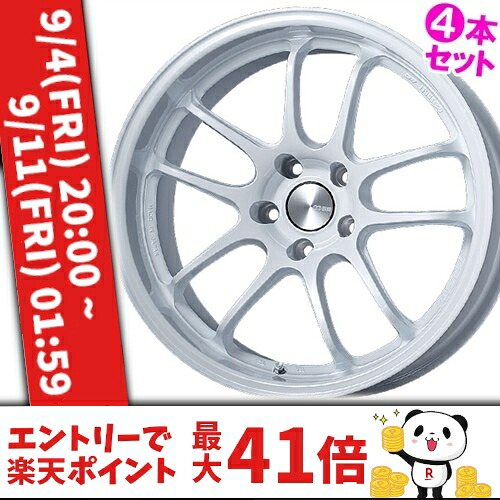 18インチ 9.5J 5/114.3 エンケイ パフォーマンスライン PF01 EVO 新品 正規品 ホイール 4本セット価格 [カラー] パールホワイト (PW) 【タイヤ組込可能】｜カーマニアNo.1