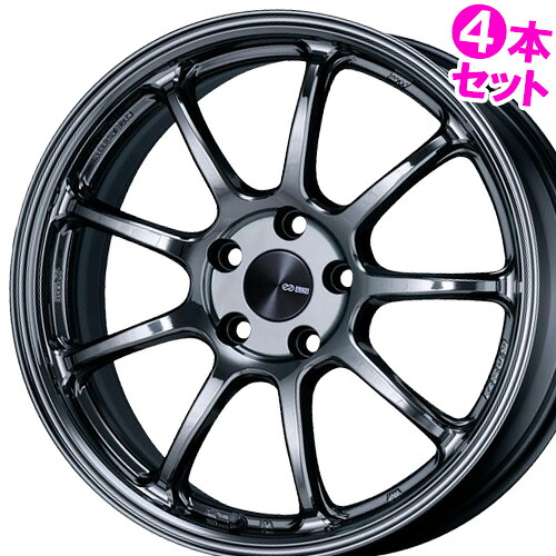 18インチ 7.5J 5/114.3 エンケイ パフォーマンスライン PF09 新品 正規品 ホイール 4本セット価格 [カラー] SBK (SBK) 【タイヤ組込可能】