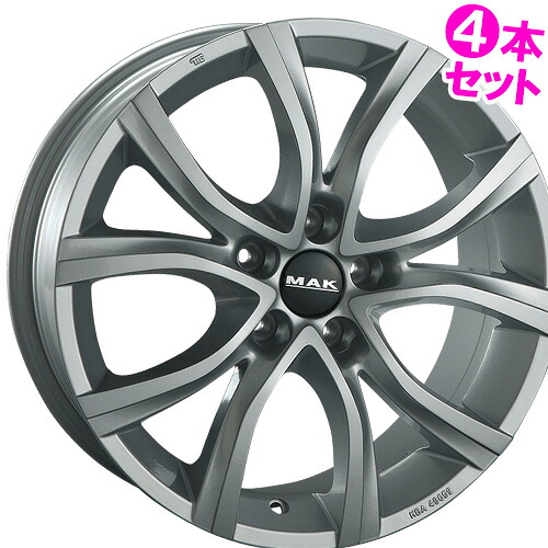 17インチ 7.0J 4/108 マック アンチバス 新品 正規品 ホイール 4本セット価格 [カラー] シルバー (S) [車種専用] シトロエンC2 C3 DS3 C4 DS4 C5 DS5 プジョー1007 2008 206 207 3008 307 308 5008 【タイヤ組込可能】