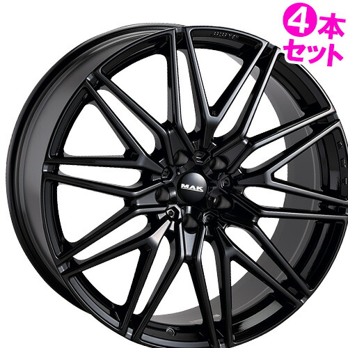 楽天市場】4本セット ホイールのみ MAK STURM グロスブラック 21インチ