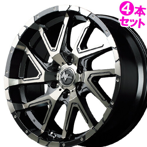 16インチ 7.0J 5/114.3 マルカ ナイトロパワー デリンジャー 新品 正規品 ホイール 4本セット価格 [カラー] ブラックメタリックポリッシュ/ブラッククリア/フランジピアスドリルド (BMPBC) 【タイヤ組込可能】
