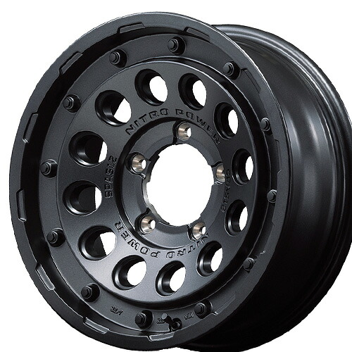 15インチ 6.0J 5/139.7 マルカ ナイトロパワー H12 ショットガン 新品 正規品 ホイール 1本価格 [カラー] バレルブラック (BB) 【タイヤ組込可能】 15,825円