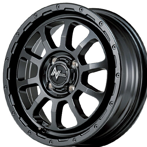 15インチ 5.0J 4/100 マルカ ナイトロパワー M10 パーシング バレルブラック エディション 新品 正規品 ホイール 1本価格 [カラー] バレルブラック (BBK) 【タイヤ組込可能】｜カーマニアNo.1