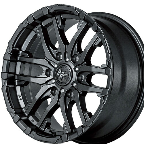 17インチ 6.5J 6/139.7 マルカ ナイトロパワー M26 クロスファング 新品 正規品 ホイール 1本価格 [カラー] バレルブラック/ドリルド (BBK) 【タイヤ組込可能】