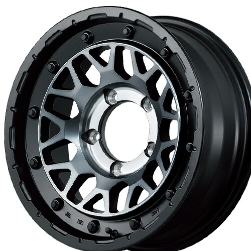 16インチ 6.0J 5/139.7 マルカ ナイトロパワー M29 スティンガー 新品 正規品 ホイール 1本価格 [カラー] セミグロスブラッククリア (SB) 【タイヤ組込可能】｜カーマニアNo.1