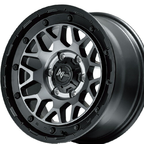 17インチ 8.0J 6/139.7 マルカ ナイトロパワー M29 スティンガー 新品 正規品 ホイール 1本価格 [カラー] セミグロスブラッククリア (SB) 【タイヤ組込可能】