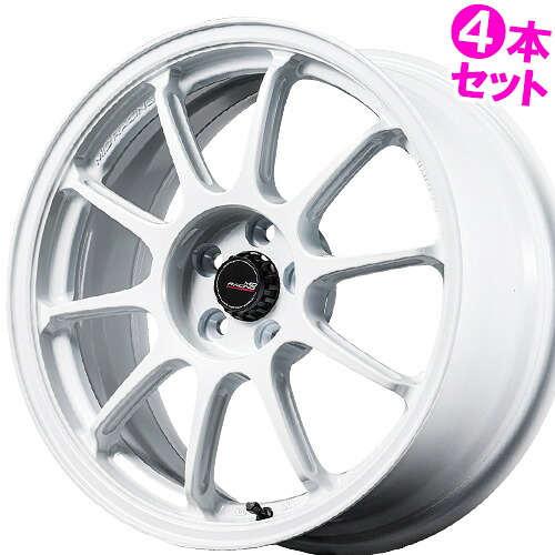 【2026/新製品】 15インチ 5.0J 4/100 マルカ MID レーシング R10 EVO 新品 正規品 ホイール 4本セット価格 [カラー] ホワイト (WHI) 【タイヤ組込可能】