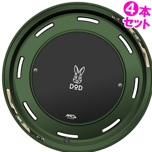16インチ 6.0J 5/139.7 マルカ MID x DOD ウシャリントバリ 新品 正規品 ホイール 4本セット価格 [カラー] セミグロスODグリーン (SGR) 【タイヤ組込可能】 63,229円