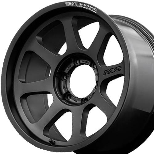 17インチ 8.0J 6/139.7 レイズ チームデイトナ D108 新品 正規品 ホイール 1本価格 [カラー] マットブラック (BPJ) 【タイヤ組込可能】