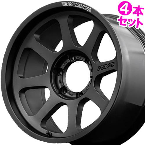 【記念品特典付き※なくなり次第終了】 18インチ 8.5J 6/139.7 レイズ チームデイトナ D108 新品 正規品 ホイール 4本セット価格 [カラー] マットブラック (BPJ) 【タイヤ組込可能】