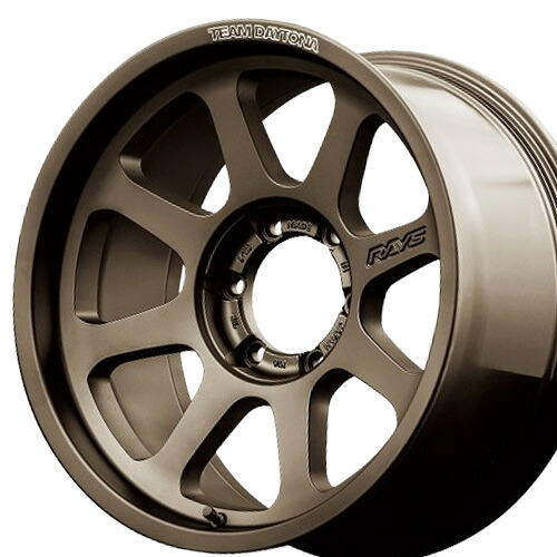 【4/10(金)限定！ポイント最大26倍！】 18インチ 8.5J 6/139.7 レイズ チームデイトナ D108 新品 正規品 ホイール 1本価格 [カラー] ダークブロンズ (JPJ) 【タイヤ組込可能】