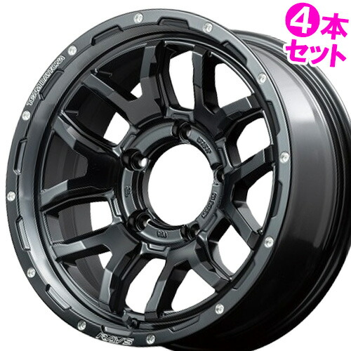 【記念品特典付き※なくなり次第終了】 16インチ 6.0J 5/139.7 レイズ チームデイトナ F6 ブーストfor ジムニー / ジムニーシエラ 新品 正規品 ホイール 4本セット価格 [カラー] セミグロスブラック (N1) 【タイヤ組込可能】