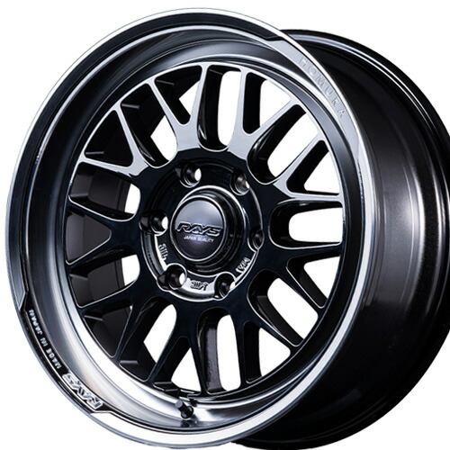 17インチ 6.5J 6/139.7 レイズ ホムラ 2x9L-RA ジェット ブラック エディション 新品 正規品 ホイール 1本価格 [カラー] ブラッククロームコーティング/リムDMC (YAJ) 【タイヤ組込可能】 36,075円