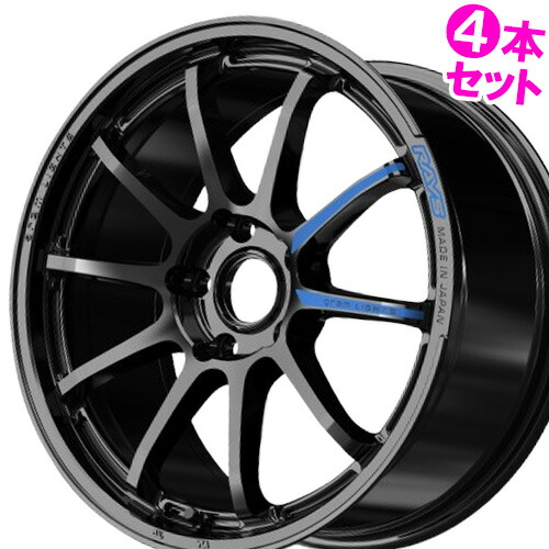 【記念品特典付き※なくなり次第終了】 18インチ 8.5J 5/114.3 レイズ グラムライツ 57NR spec-M 新品 正規品 ホイール 4本セット価格 [カラー] グロッシーブラック (GX) 【タイヤ組込可能】