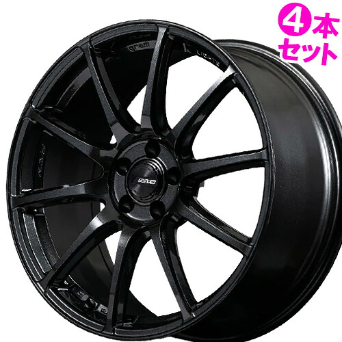 【記念品特典付き※なくなり次第終了】 【2026/新製品】 18インチ 9.0J 5/112 レイズ グラムライツ 57TR 新品 正規品 ホイール 4本セット価格 [カラー] グラスブラック (6XZ) 【タイヤ組込可能】