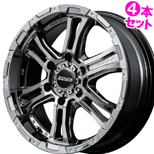 【記念品特典付き※なくなり次第終了】 【2026/新製品】 17インチ 6.5J 6/139.7 レイズ チームデイトナ FDX-AG 新品 正規品 ホイール 4本セット価格 [カラー] レイズブラックメタルコート (SNL) 【タイヤ組込可能】 109,868円