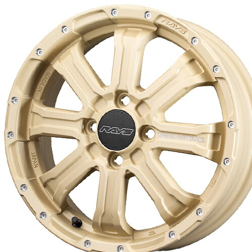 【2026/新製品】 15インチ 5.0J 4/100 レイズ チームデイトナ FDX-K コレクション 新品 正規品 ホイール 1本価格 [カラー] セミグロスアイボリー (NOL) 【タイヤ組込可能】