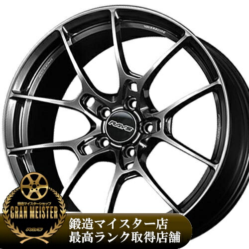18インチ 8.0J 5/100 レイズ ボルクレーシング G025 新品 正規品 ホイール 1本価格 [カラー] シャイニングブラックメタル/リムエッジDC (HK) 【タイヤ組込可能】