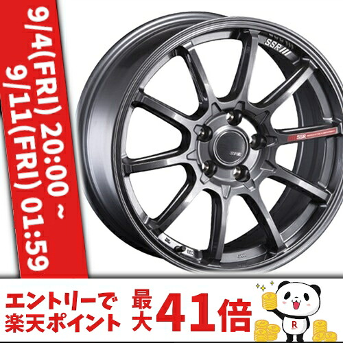 18インチ 8.0J 5/100 SSR ジーティー ブイゼロファイブ 新品 正規品 ホイール 1本価格 [カラー] グラファイトガンメタ (GGM) 【タイヤ組込可能】