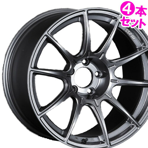 16インチ 5.5J 4/100 SSR ジーティー エックスゼロワン 新品 正規品 ホイール 4本セット価格 [カラー] ダークシルバー (DS) 【タイヤ組込可能】
