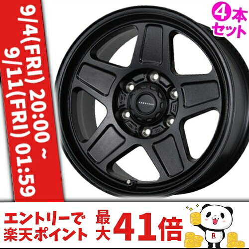 18インチ 7.5J 6/139.7 トピー ランドフット GWD 新品 正規品 ホイール 4本セット価格 [カラー] ラギッド ブラック (RB) 【タイヤ組込可能】｜カーマニアNo.1