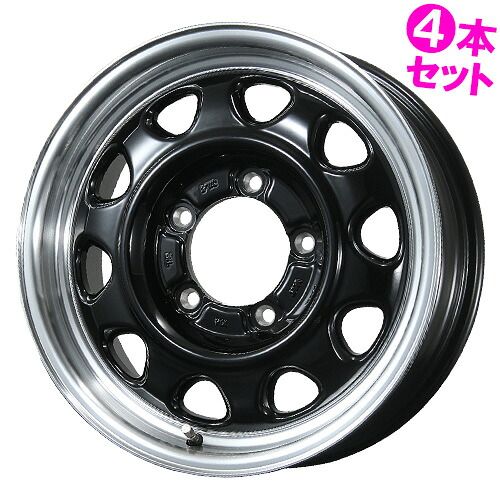 16インチ 5.5J 5/139.7 トピー ランドフット SWZ 新品 正規品 ホイール 4本セット価格 [カラー] グロスブラックリムポリッシュ (GB/RP) 【タイヤ組込可能】