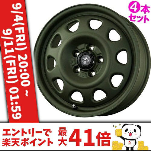 14インチ 5.0J 5/114.3 トピー ランドフット SWZ 新品 正規品 ホイール 4本セット価格 [カラー] オリーブドラブ (OD) 【タイヤ組込可能】｜カーマニアNo.1