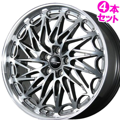 18インチ 8.0J 5/114.3 トピー ドルフレン エクスクルーシブ TLM-02 新品 正規品 ホイール 4本セット価格 [カラー] ハイパーシルバー (H/S) 【タイヤ組込可能】