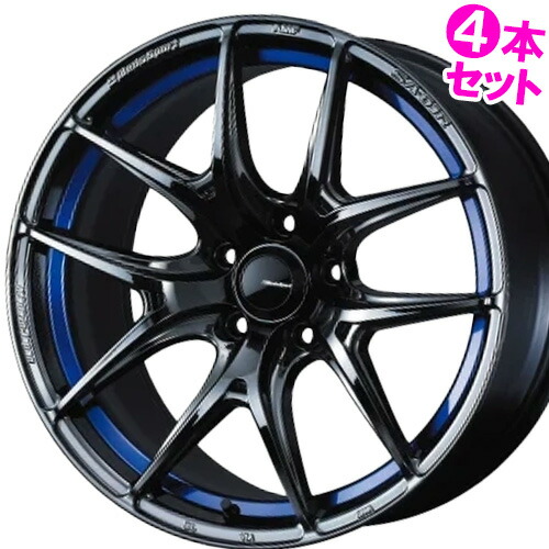 18インチ 8.0J 5/114.3 ウェッズ ウェッズスポーツ SA-01R 新品 正規品 ホイール 4本セット価格 [カラー] ブルーライトクロームツー (BLC2) 【タイヤ組込可能】