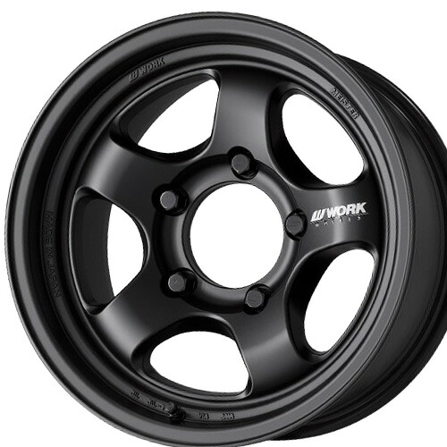 16インチ 5.5J 5/139.7 ワーク マイスター エスワン ワンピース エスユーブイ 新品 正規品 ホイール 1本価格 [カラー] マットブラック (MBL) 【タイヤ組込可能】｜カーマニアNo.1