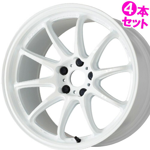 18インチ 9.5J 5/114.3 ワーク ワークエモーション ZR10 新品 正規品 ホイール 4本セット価格 [カラー] アズールホワイト (AZW) 【タイヤ組込可能】