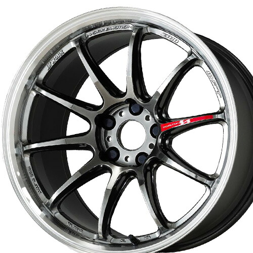 18インチ 9.5J 5/114.3 ワーク ワークエモーション ZR10 新品 正規品 ホイール 1本価格 [カラー] グリミットブラックダイヤカットリム (GTKRC) 【タイヤ組込可能】｜カーマニアNo.1 28,308円