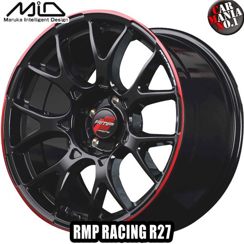 Maruka マルカ Mid Rmp Racing R27 17 7 0j 48 5 100 趣 ネグロイド リムレッドライン 17インチ 5短 P C D100 環新品1付け根 Rmp一ころ Pghintheround Com