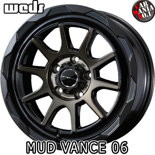 楽天市場】Weds(ウェッズ) マッドヴァンス06 16×6.0J +40 4/100 カラー