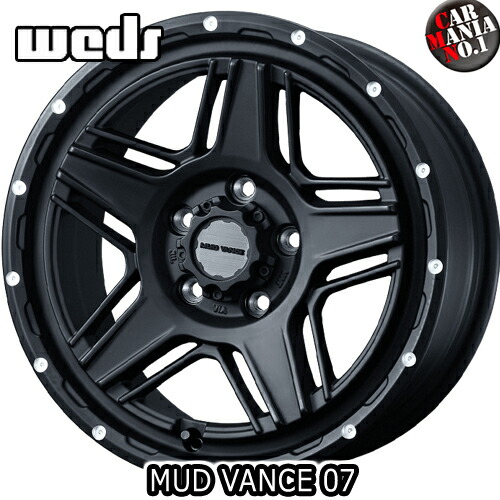 Weds(ウェッズ) マッドヴァンス07 17×7.0J +40 5/114.3 カラー：FMBK 17インチ 5穴 P.C.D114.3 ホイール新品1本 MUD VANCE 07