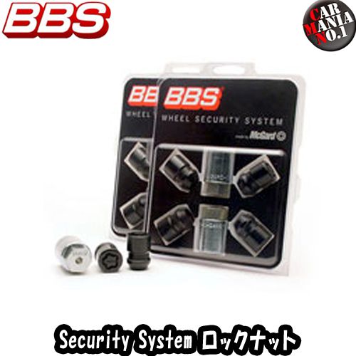 【楽天市場】(在庫有/わずか) BBS セキュリティシステム ロックナット M12 (ブラック) M12xP1.5/M12xP1.25 マック
