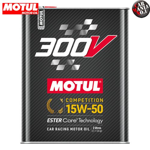 (在庫有) (3本セット) [15W50] MOTUL 300V COMPETITION [ 2L x 3本 ] 4輪エンジンオイル モチュール コンペティション 正規品｜カーマニアNo.1