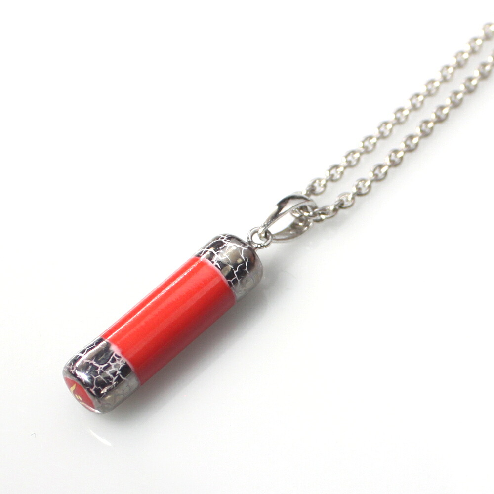 【工房限定オリジナル商品】紅赤釉磁器　プラチナ焼付け　オリジナル作品。母の日　プレゼント伝統工芸　　伊万里焼ペンダント。【包装選択】【メッセ入力】｜陶芸タチカワ