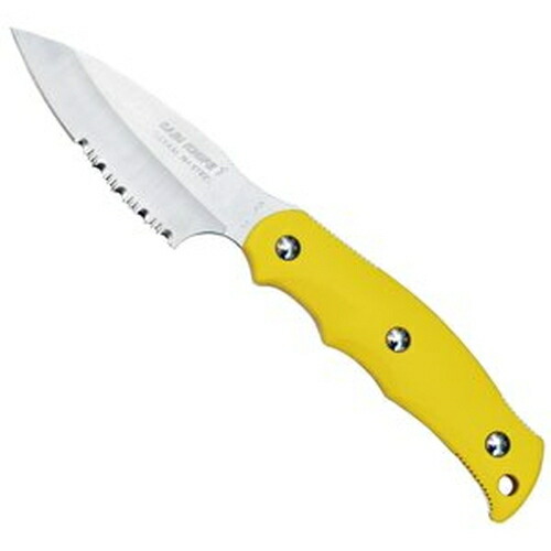 NEW SABI KNIFE 1 キャンプミニ包丁 半波刃 黄 11506NEW SABI KNIFE 1 キャンプ アウトドア 包丁|家庭の達人
