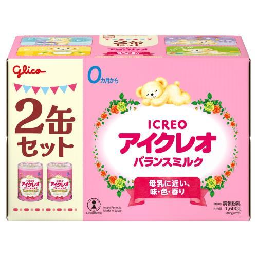 グリコ　アイクレオ 6缶 グリコ）アイクレオ バランスミルク 4800g（800g×6缶）（0ヶ月~1