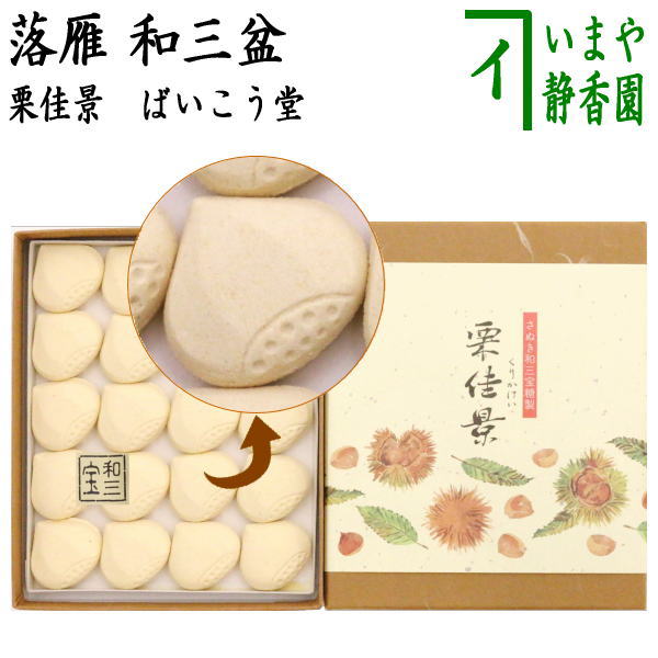 楽天市場】【お菓子 和菓子/干菓子】 落雁（らくがん） 和三盆糖 千代箱 ハロウィン（夜） ばいこう堂 : いまや茶の湯日本茶・今屋静香園