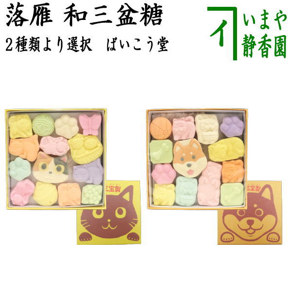 楽天市場】【お菓子 和菓子/干菓子】 落雁（らくがん） 和三盆糖 千代箱 ハロウィン（夜） ばいこう堂 : いまや茶の湯日本茶・今屋静香園